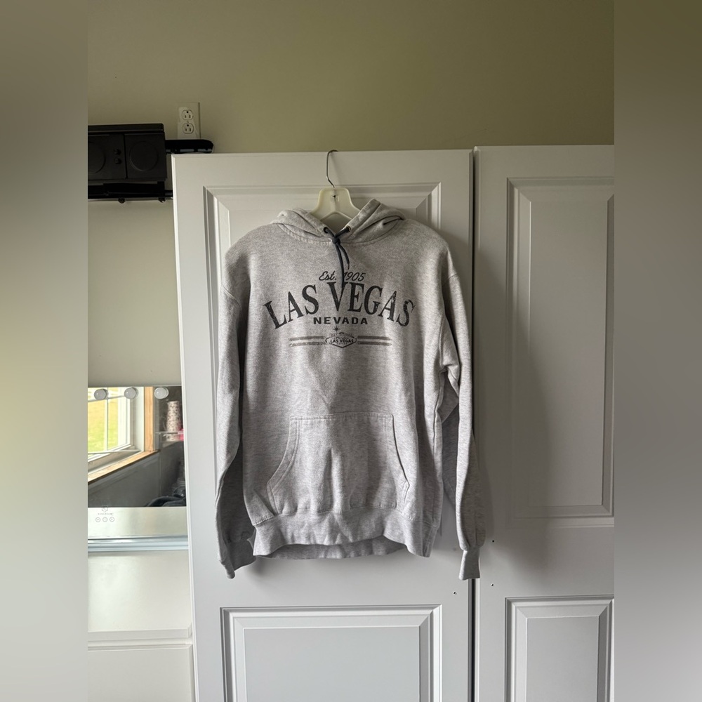 Prairie Mountain Grey Las Vegas Nevada Hoodie